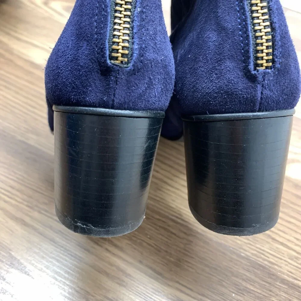 Free People Adelle Ankle Boot Blue‎ And Red Flame Size 37 / 7 MSRP: $195